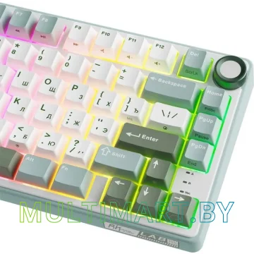Клавиатура Royal Kludge R75 RGB Sky Cyan (RK Silver) картинка 6